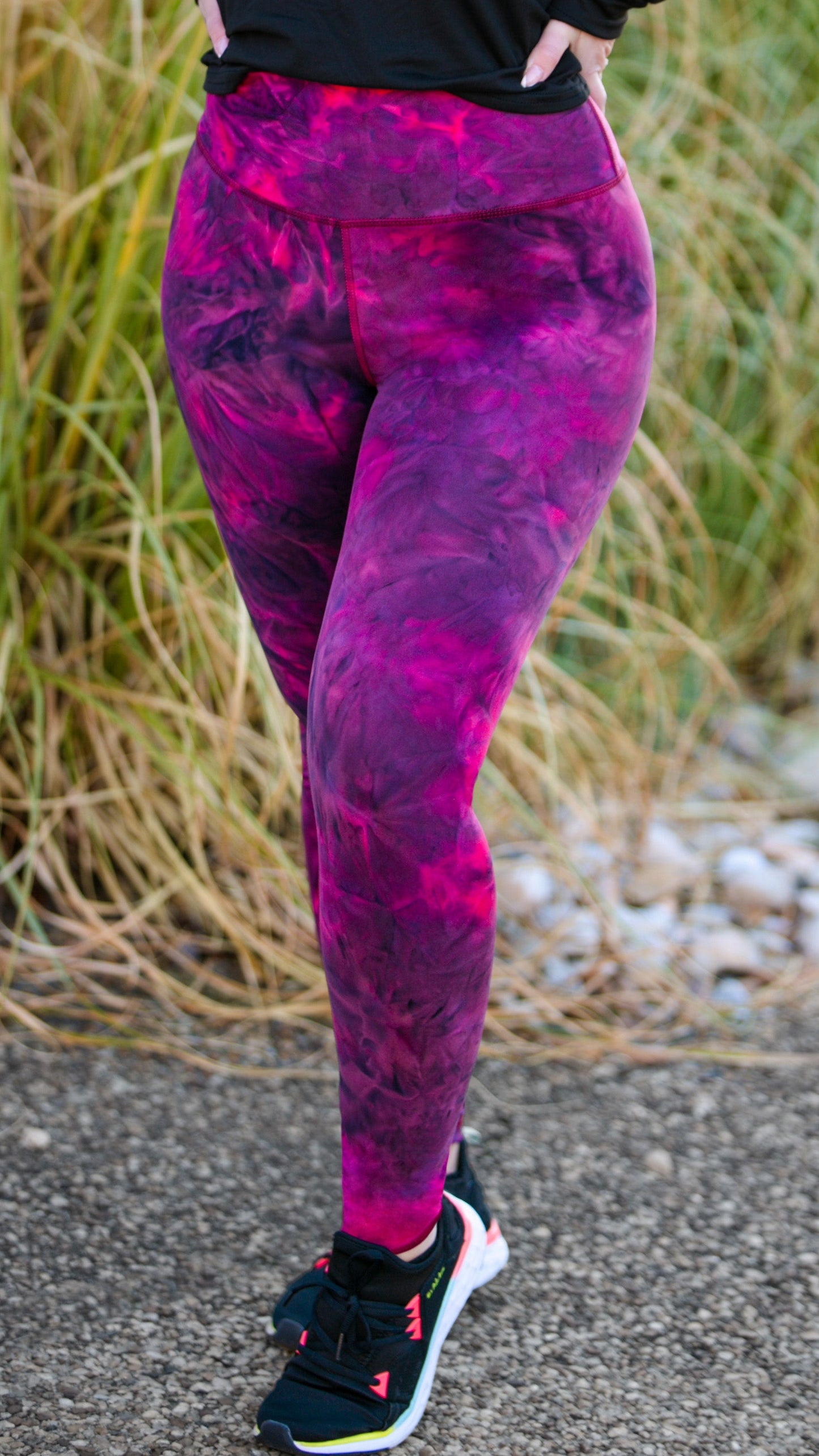 Curve X Leggings (MEDIUM HEIGHT WAIST) Marble