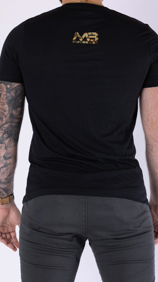 Minibeast Classic Lightweight Unisex Tee - Black / Camo