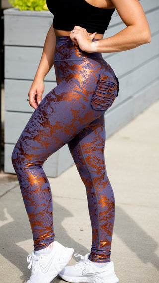 Curve X Leggings Pattern - Golden Night