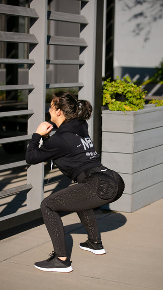 Curve X Leggings Pattern - Black Leopard