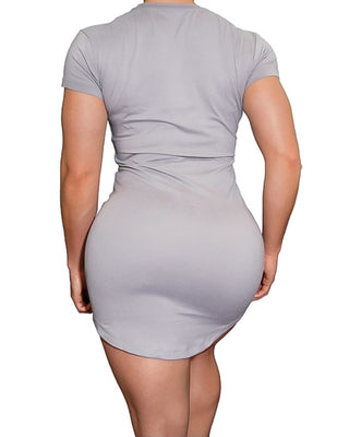 Og T-shirt Dresses - Short Sleeve - Frost