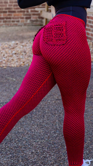 Curve X Leggings Hex - Hex Red