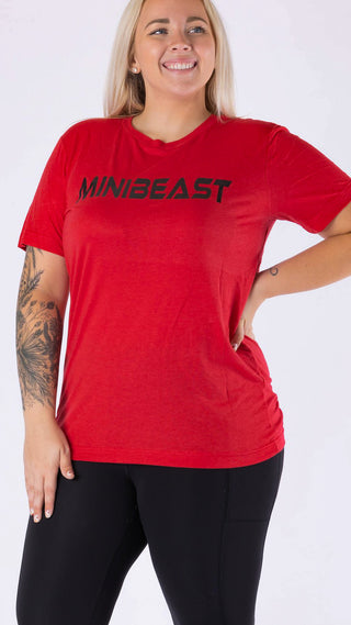 Minibeast Classic Lightweight Unisex Tee - Scarlet