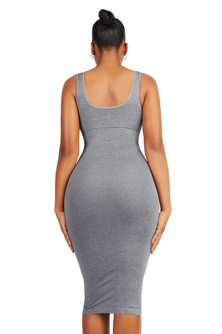 Contour Y Dress - Grey
