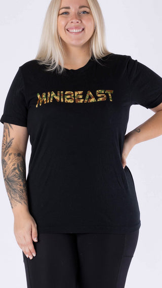 Minibeast Classic Lightweight Unisex Tee - Black / Camo