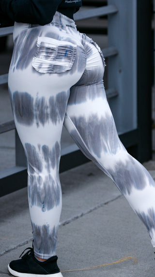 Curve X Leggings Marble - Marble Grey