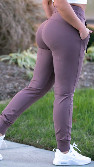 Balance Joggers - Rosewood