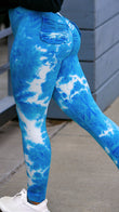 Curve X Leggings (MEDIUM HEIGHT WAIST) Marble