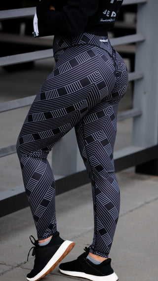 Curve Classic Leggings Pattern - Carbon Weave