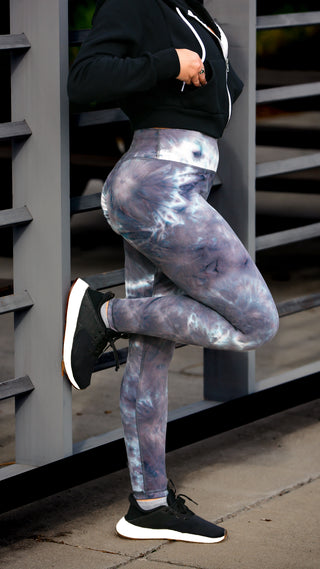 Curve Classic Leggings Marble - Marble Storm