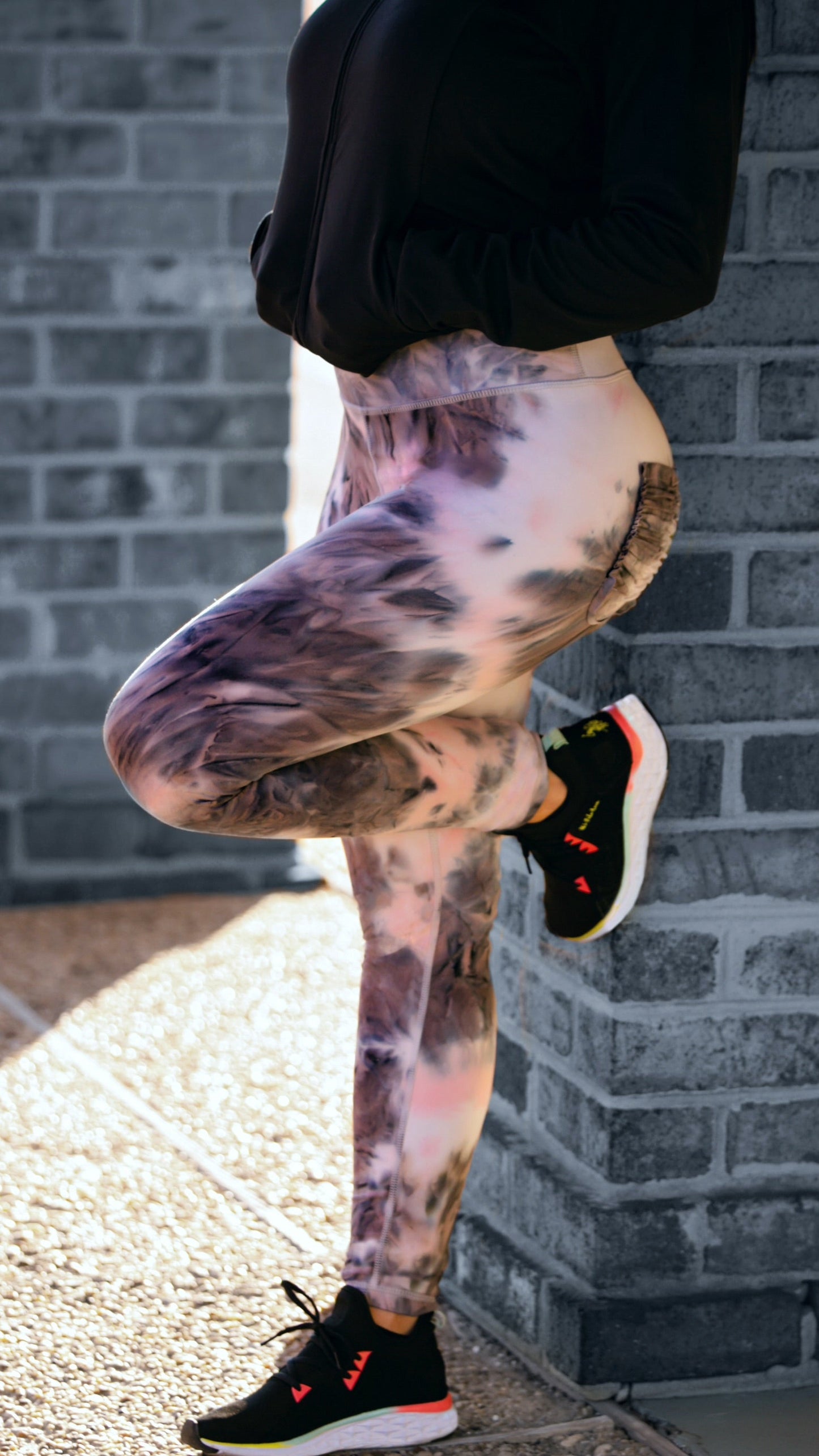 Curve X Leggings (MEDIUM HEIGHT WAIST) Marble