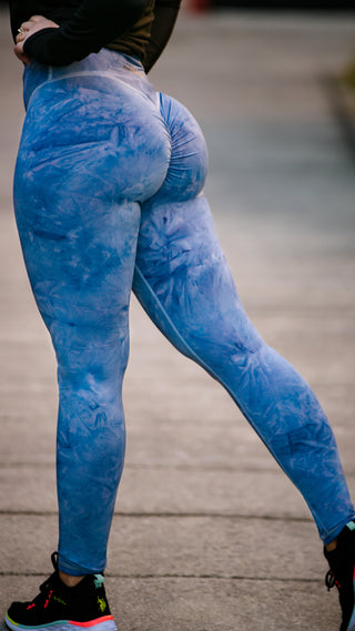 Curve Classic Leggings Marble - Marble Blue Sky