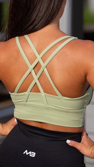 Butter Strappy Top - Olive