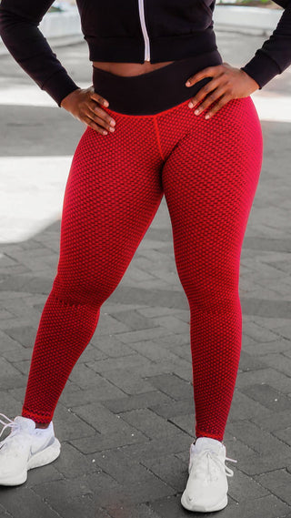 Curve X Leggings Hex - Hex Red