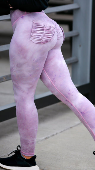 Curve X Leggings Marble - Marble Blush