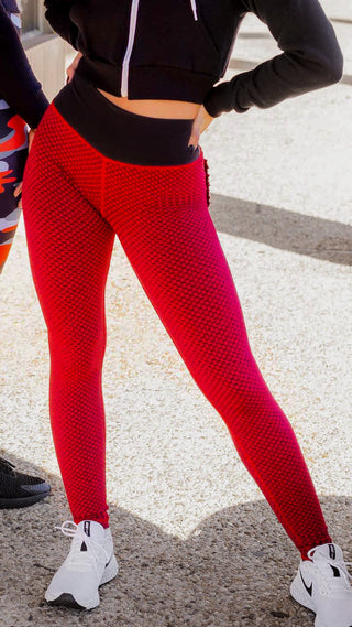 Curve X Leggings Hex - Hex Red