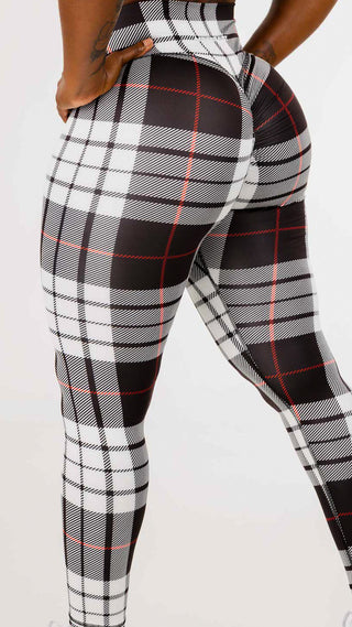 Curve Classic Leggings Pattern - Black Gingham