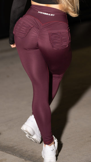 Curve X Leggings - Maroon