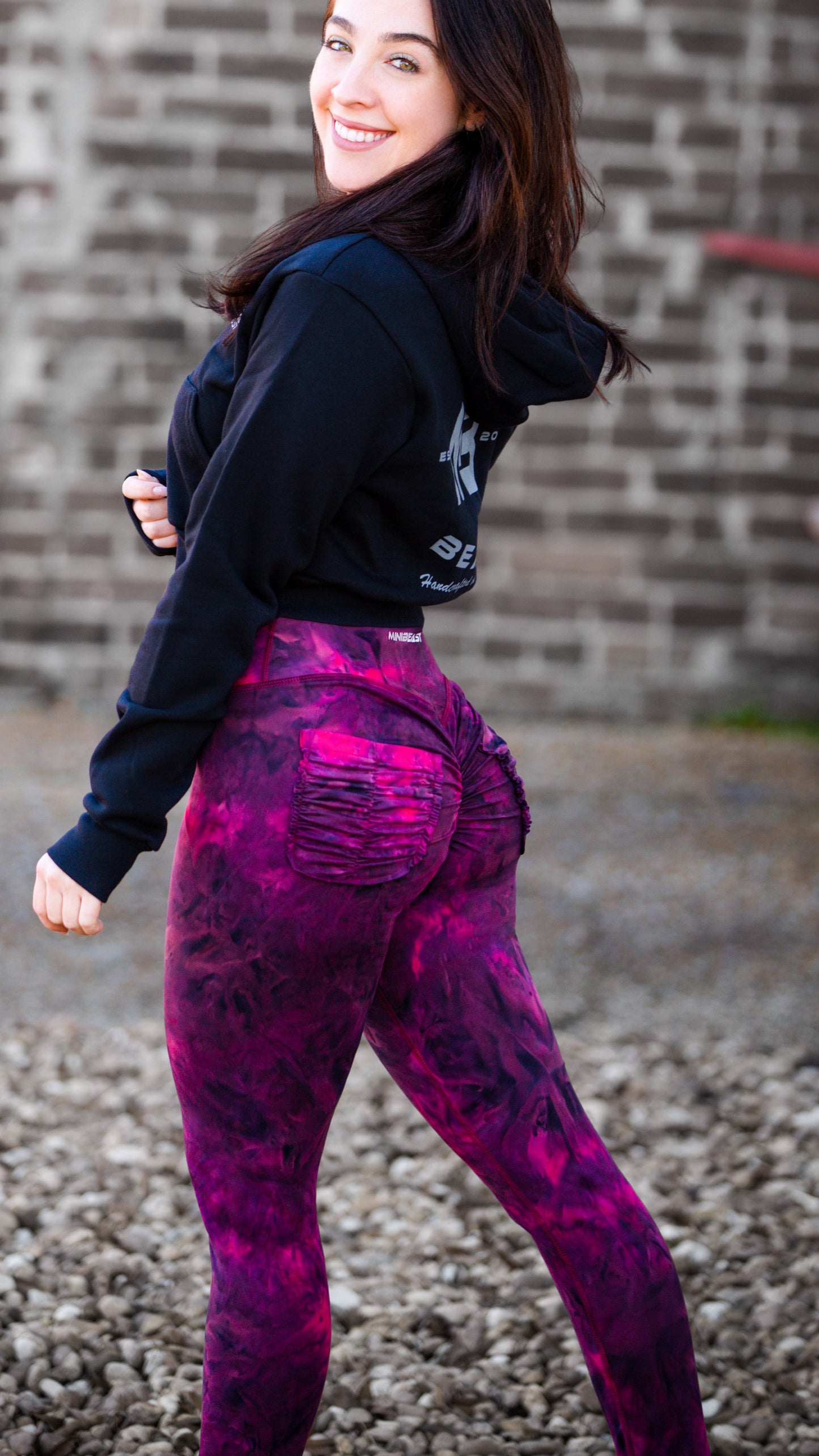 Curve X Leggings (MEDIUM HEIGHT WAIST) Marble