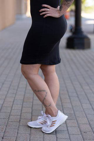 Og T-shirt Dresses - Short Sleeve - Black