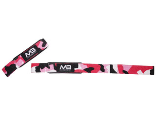 Lifting Wrist Straps - PINK CAMO