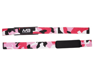 Lifting Wrist Straps - PINK CAMO