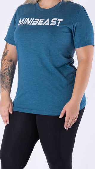Minibeast Classic Lightweight Unisex Tee - Steel Blue