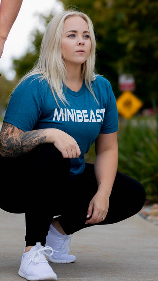 Minibeast Classic Lightweight Unisex Tee - Steel Blue