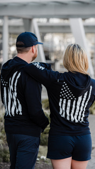 Unisex USA Midweight Hoodie - Black