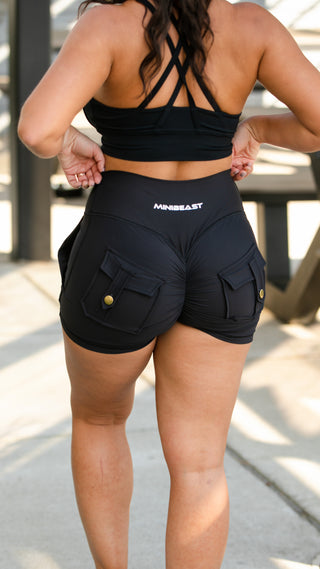 Curve Cargo EVO Shorts - Black