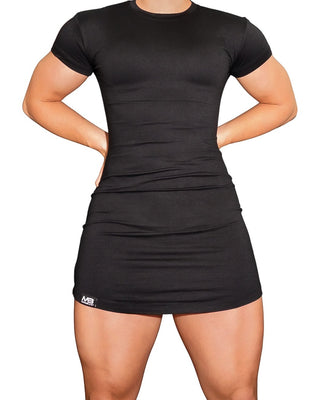 Og T-shirt Dresses - Short Sleeve - Black