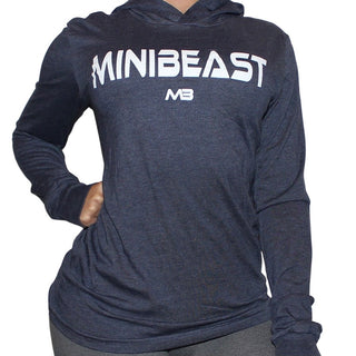 MB Classic Lightweight Hoodie (Unisex) - Heather Navy