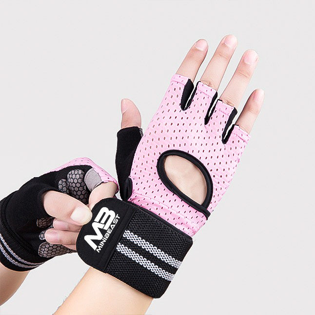 Lifting Wrist Wrap Gloves