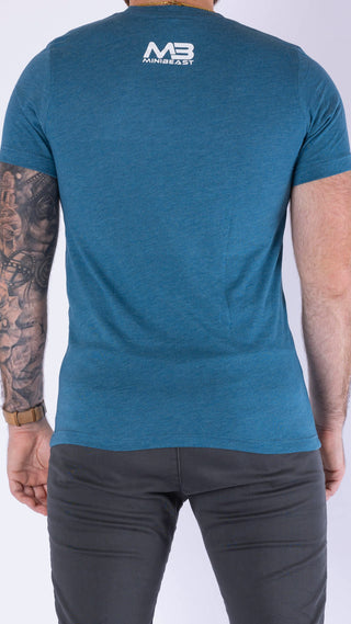 Minibeast Classic Lightweight Unisex Tee - Steel Blue
