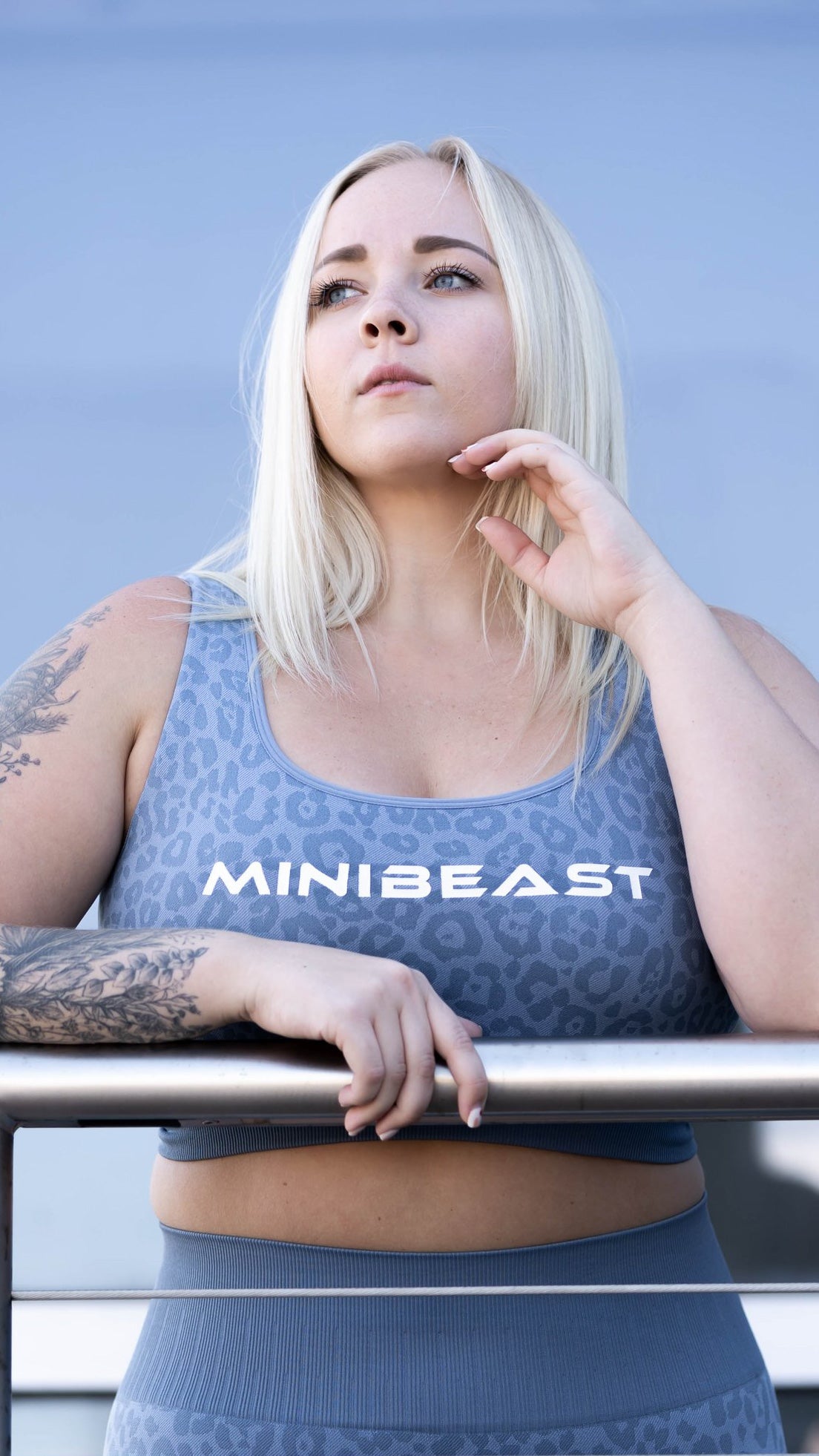 roar top - seal by Minibeast, a ladies' workout clothing item