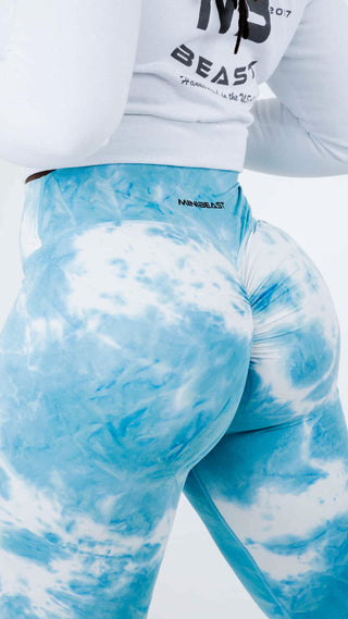 Curve Classic Leggings Marble - Marble Blue