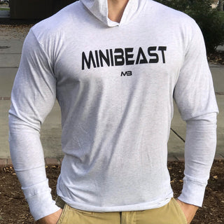 MB Classic Lightweight Hoodie (Unisex) - Heather White