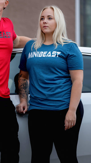 Minibeast Classic Lightweight Unisex Tee - Steel Blue